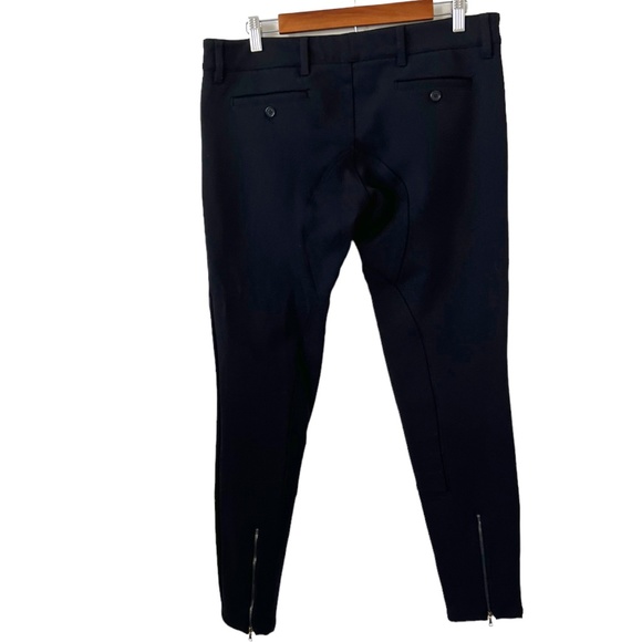 Prada Equestrian Jodhpur Zip Ankle Riding Pants In Black Size 46/10 - Picture 7 of 16